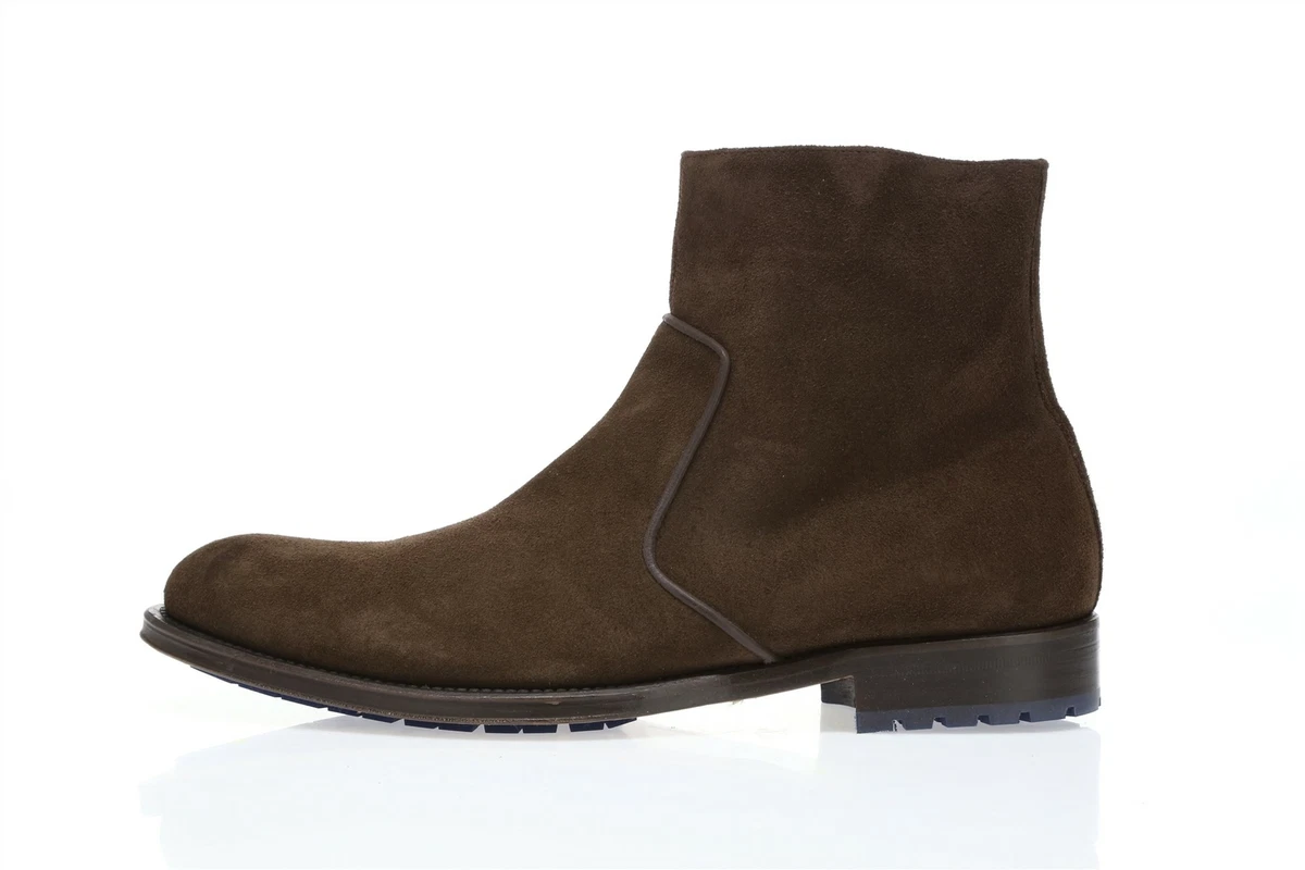 Mezlan Suede Boots Zip Brown Spain Shoes MEN\'S 11 M Beautiful Leather Excellent Mezlan Brown Dress Shoes for Men for sale | eBay main image 2
