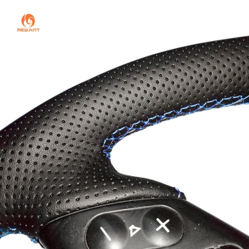 Cubierta de volante de cuero negro cosida a mano para BMW Serie 3 E36 E36/5 E46/5 - Imagen 5 de 9
