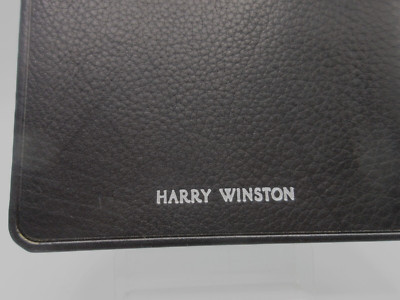 Harry Winston Journal Diary 7'' Leather Soft Cover 224 Lined Pages w Maps