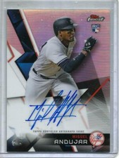 Miguel Andujar 2017 Finest Refractor Autograph Rookie