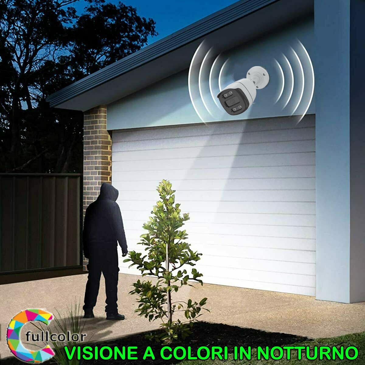 Prezzo Shock: Telecamera Full Color 2022 Visione Notturna Colore
