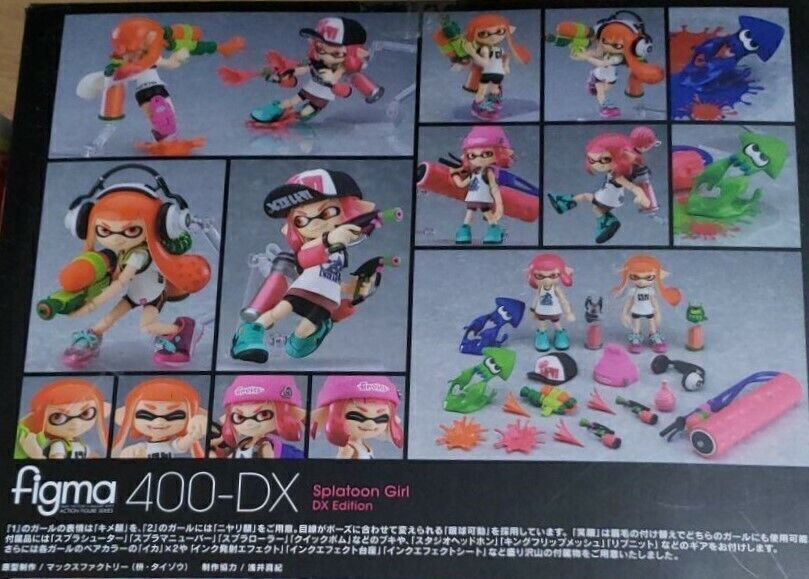 figma 400-DX Splatoon Girl 2体セット Splatoon figma No.400-DX Splatoon Girl Two-Pack – USA Gundam