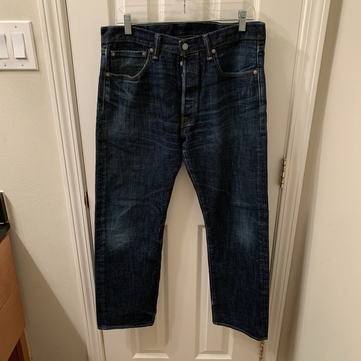 Levi's 501 プレシュランクジーンズ 34 Amazon.co.jp: [リーバイス] 501 メンズ 生デニム シュリンク