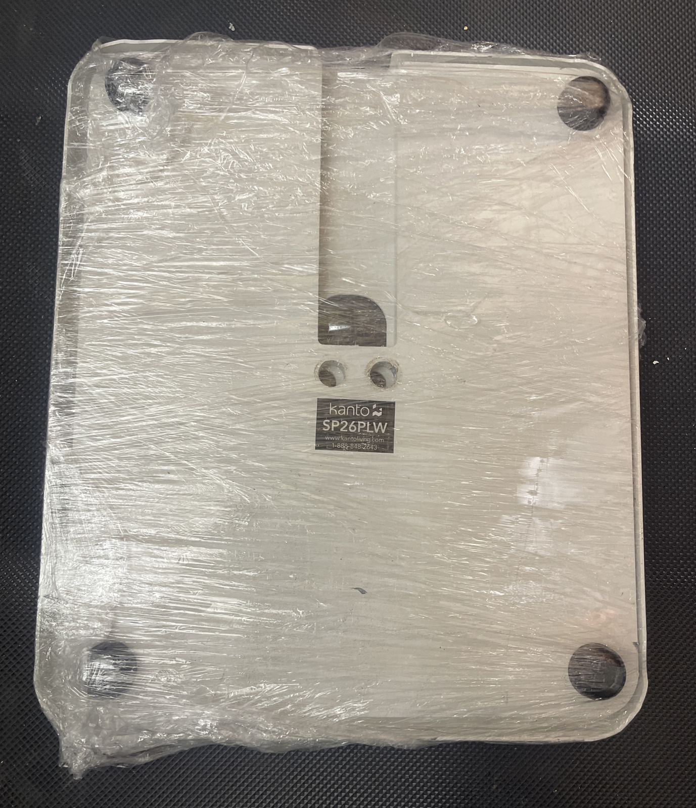 Kanto SP26PLW Speaker Stand Base Plate and Tray, White, 8.5" x 10.5"