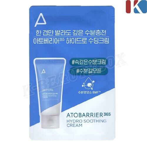 AESTURA Atobarrier 365 Hydro Soothing Cream 3ml x 30pcs Moisturizing Cream NEW - 第 2/11 張圖片
