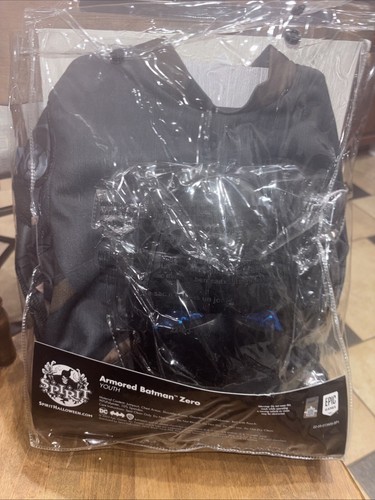 Fortnite Armored Batman Zero Costume Youth Boys Medium 8-10 Complete Cosplay - Picture 3 of 3
