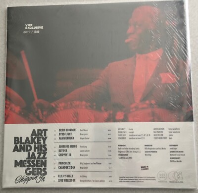 Art Blakey Jazz Messengers ‎Chippin' In 2xLP VMP Ltd 077
