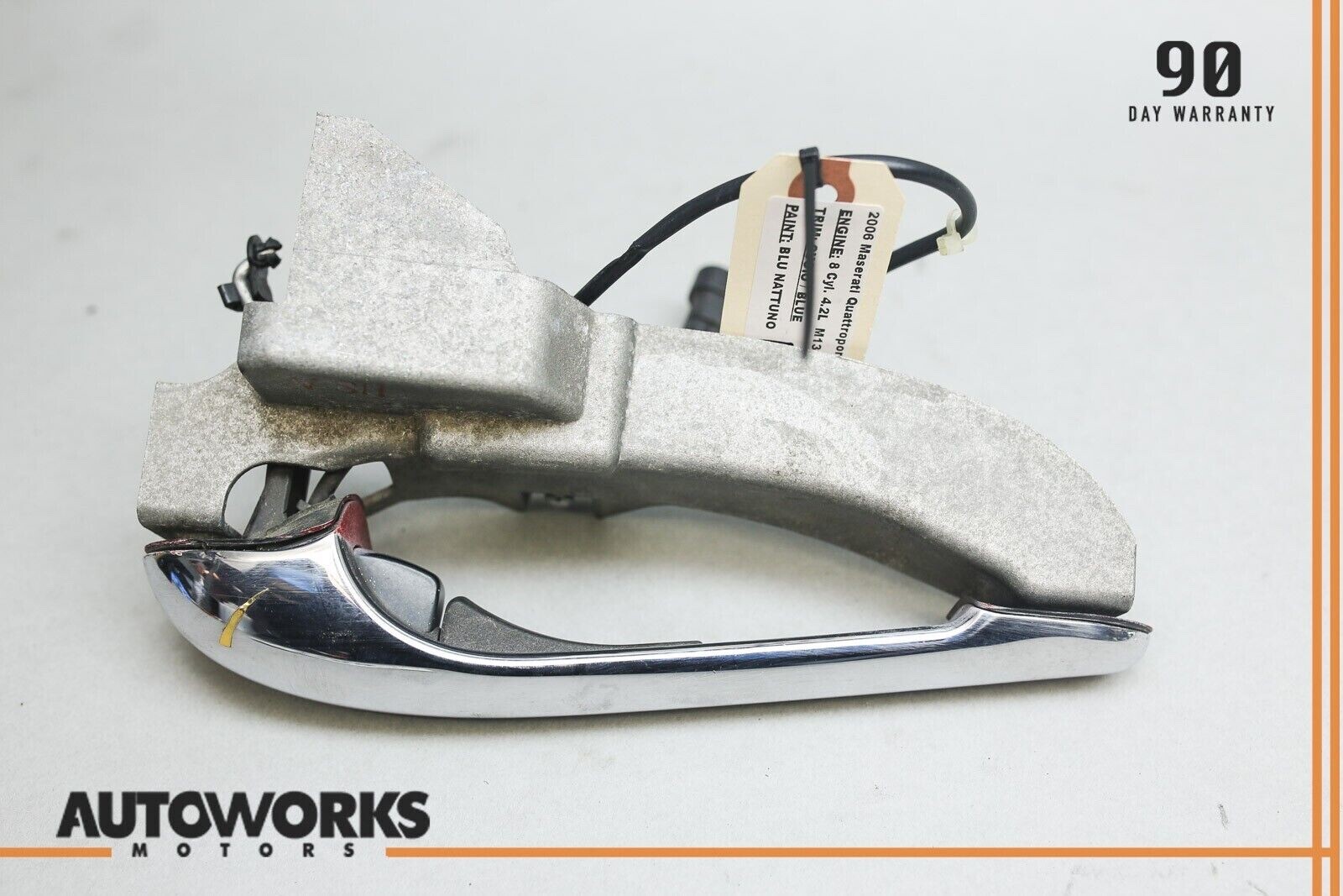05-08 Maserati Quattroporte M139 Rear Right Exterior Door Handle Chrome OEM