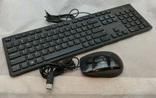 Dell Keyboard And Mouse Set Wired Dell MOCZUL Laser Mouse USB 