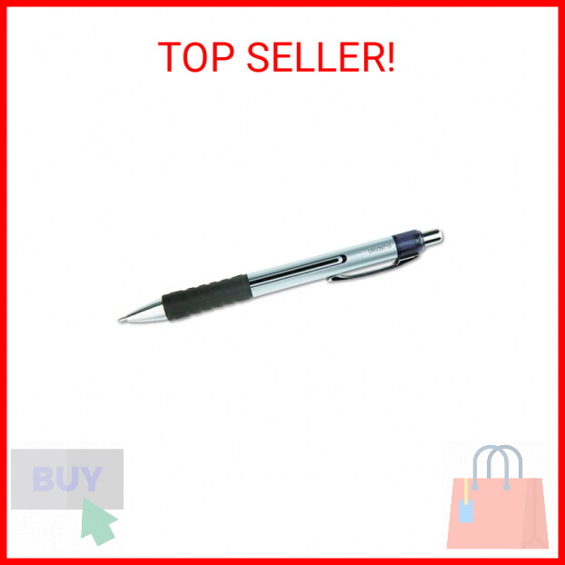 Universal 39720 0.7 mm. Medium Comfort Grip Retractable Gel Pen - Black ...