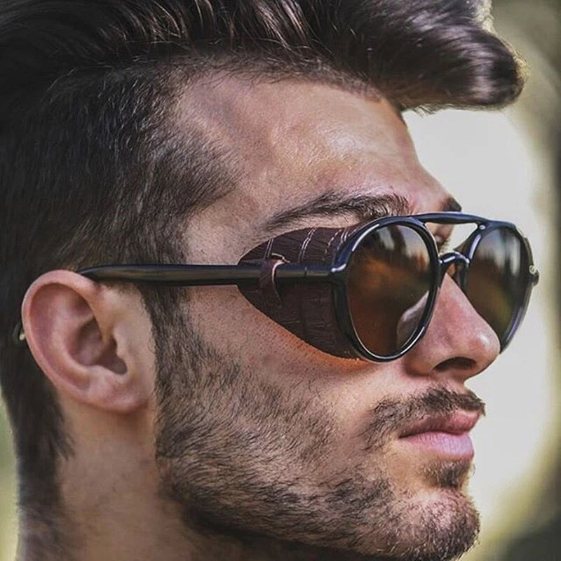Mens sunglasses top with side shield