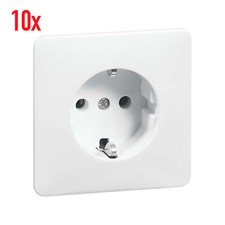 10x Peha standard Schuko socket D 80.6511.02 pure white sockets 00792011