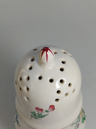 KG Luneville France Old Strasbourg Floral Muffineer 9" Sugar Caster Salt Shaker - Picture 7 of 14