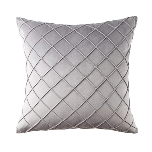 1PC 16" 18" 20" 22" 24" Velvet Checked Cushion Cover Pillow Case Home Sofa Decor - Picture 14 of 16