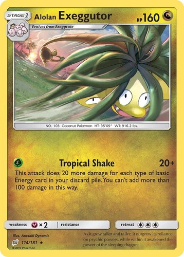 Alolan Exeggutor 114/181 Sm-Team Up