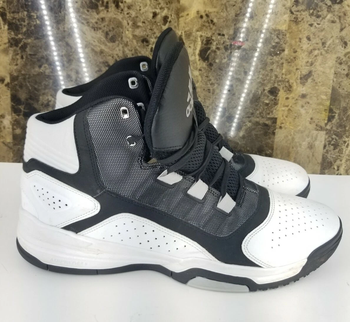 Mens Adidas Adiprene High Top Sneakers Black Gray FSD 051001