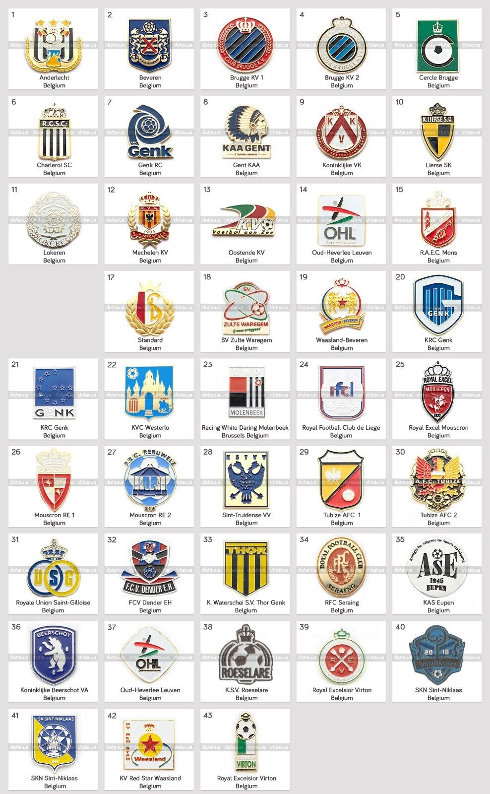 R' European Soccer Teams by Logo Quiz