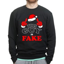 Fake Santa Funny Christmas Xmas Gift New Sweatshirt