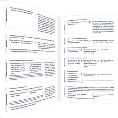 RNK-Verlag Formulare 2895 Patientenverfügung + Vorsorgevollmacht DIN A4 Set