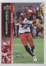 2022 Upper Deck CFL Exclusives 8/100 Markeith Ambles #126 1nd4