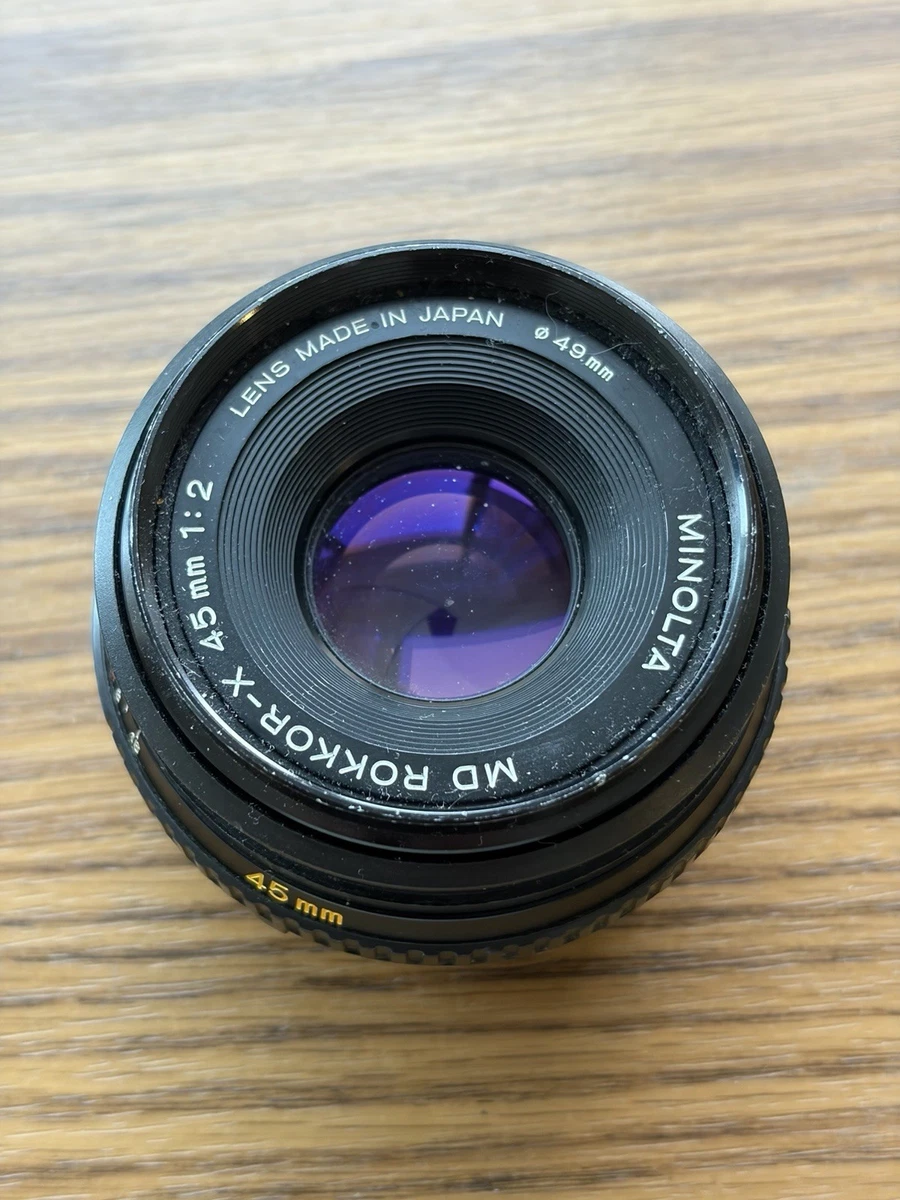 Minolta f/2 Camera Lenses 45mm Focal for sale | eBay