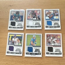 Panini 2023 Contenders Rookie Ticket NFL Card Lot 6 Bigsby Anderson Johnston