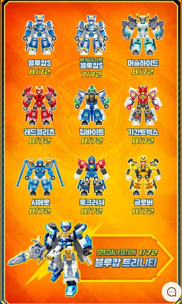 Metal Cardbot S Random Blocks Mini Figure Transformer Robot Toy
