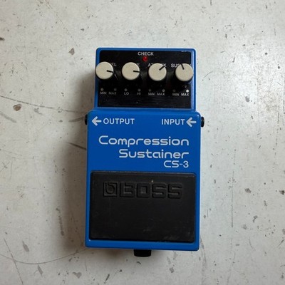 Boss CS-3 Black Blue Compression Sustainer Classic Analog Guitar Effects Pedal