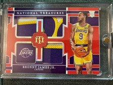 1/8 Bronny James Jr. RC 3 color patch first number