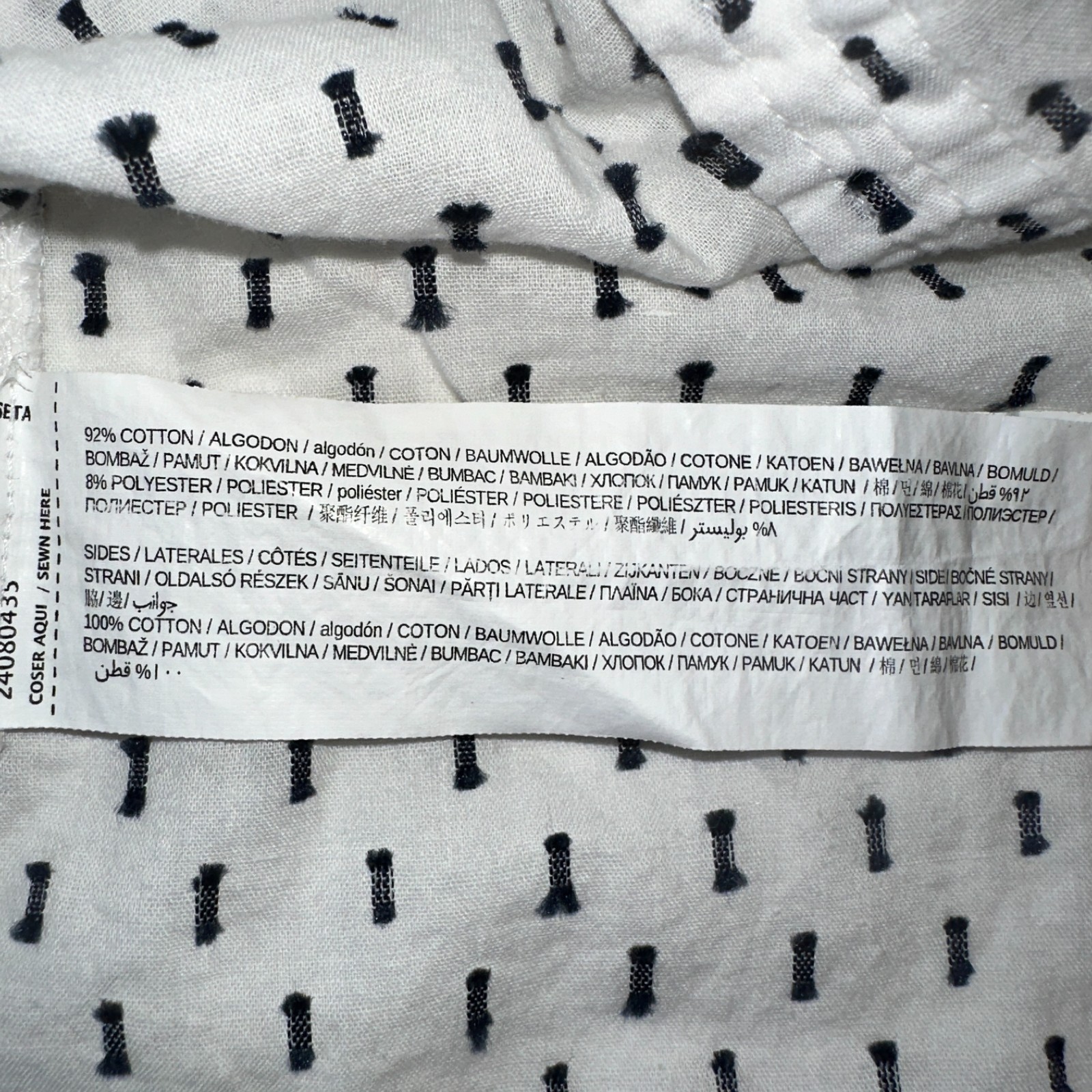 Mango MNG Womens Long Sleeve Shirt 8 White Lightweight Button Down thumbnail 7