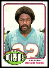 1976 Topps ExNm Mercury Morris Miami Dolphins #315