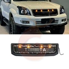1x For Toyota Land Cruiser Prado Lc120 03-09 Front Bumper Grille Wled Lamp