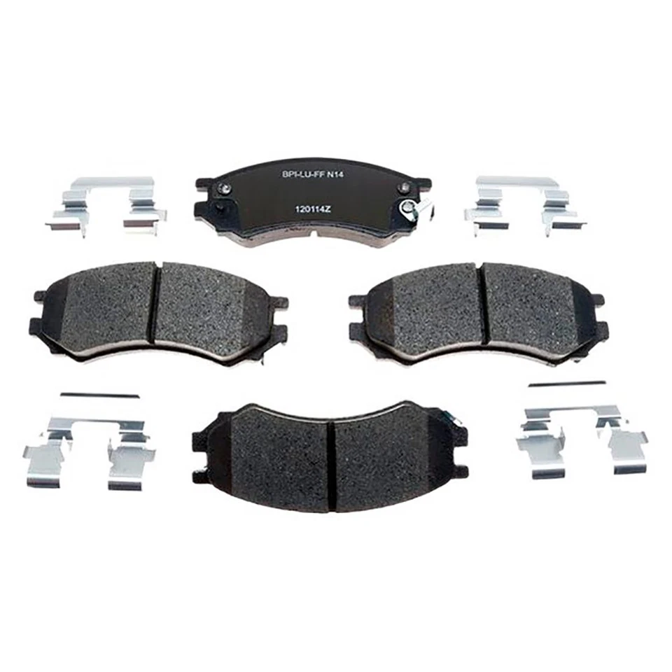 Rotores de freno delanteros + pastillas de freno de cerámica y herrajes para Saturn SC 1991-1992 Foto 2 de 4