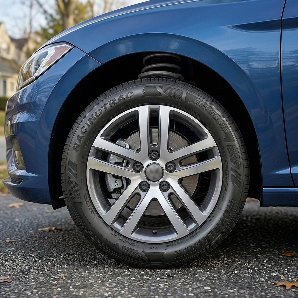 205/55 R16 91V A/S AS Tires 16 X 6.5'' Wheel Rims For Volkswagen