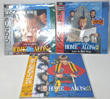 Home Alone 1,2,3 Bundle - Japanese Laserdisc LD with Obi - NTSC-J