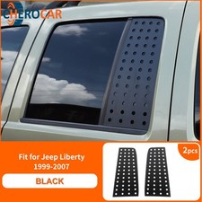 Black Rear Window Triangle Glass Decor Cover For Jeep Liberty 99-07 Accessories Black Rear Window Triangle Glass Decor Cover For Jeep Liberty 99-07 Accessories