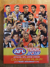 2018 AFL TEAMCOACH Base Cards & Album (complete)