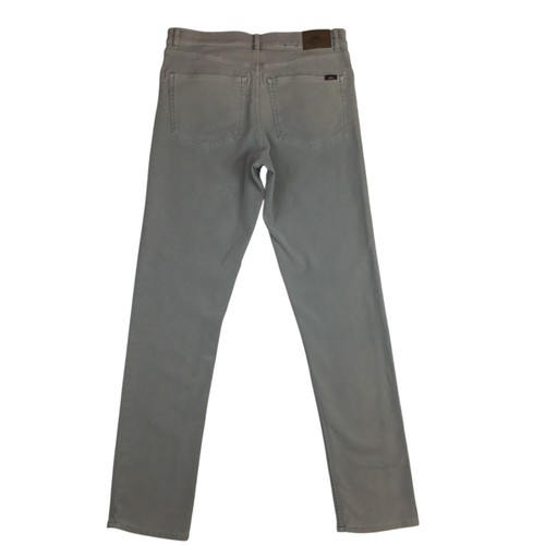 Jeans uomo Faherty 31 grigio slim dritto misto cotone made in India - Foto 6 di 15