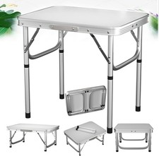 Camping-Klapptisch Alu, klein zusammenklappbarer Gartentisch für Reise & Outdoor