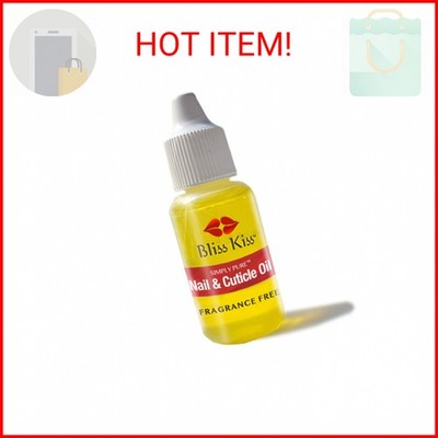 Bliss Kiss | Fragrance Free | Nail Oil Cuticle Dropper w/Vitamin E & Jojoba Nail
