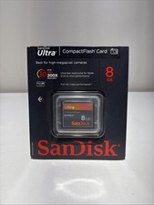 New SanDisk Ultra 8GB CF CompactFlash Memory Card Sealed 30MB/s Camera Storage
