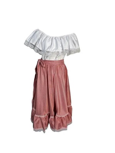 Colombian Traditional Cumbia Dress with White Blouse - 第 2/6 張圖片