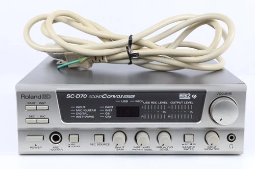 Roland SC-D70 SOUND Canvas Sound Module GS SC 8820 Sound Midi Audio interface
