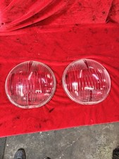 1939 1940 Chevrolet Chevy Truck Original Pair Guide Headlight Glass Lenses