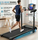 3.5HP Powerful Treadmill with 15% Incline, Running Treadmilll for Home&Gym!