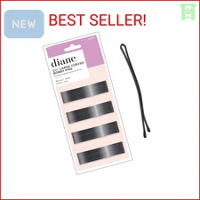 2.5” Curved Black Bobby Pins for Women, Girls, Salon, Hairdressing, Rollers, Lon