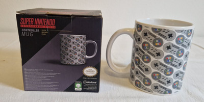 Super Nintendo Controller Tasse Becher SNES Mug Retro Paladone Neu Sammler