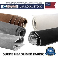 1/9" Thick Suede Headliner Fabric Foam Back Auto Roof Repair Upholstery Material
