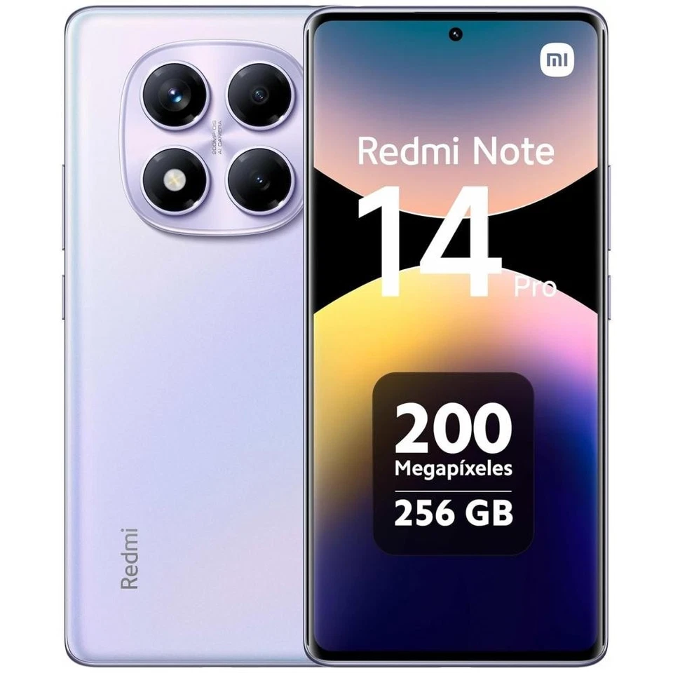 Xiaomi Redmi Note 14 Pro 4G 256GB Memoria 8GB Ram Display 6.67" Aurora Purple