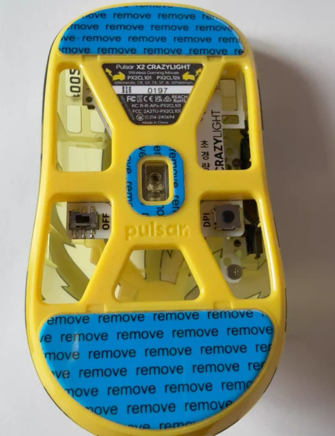 Pulsar x Pokémon XL CrazyLight Mini Gaming Mouse Pikachu Edition